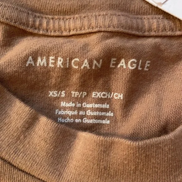 American Eagle Outfitters Brown Halloween Short Sleeve Tee Size XS - Picture 3 of 6